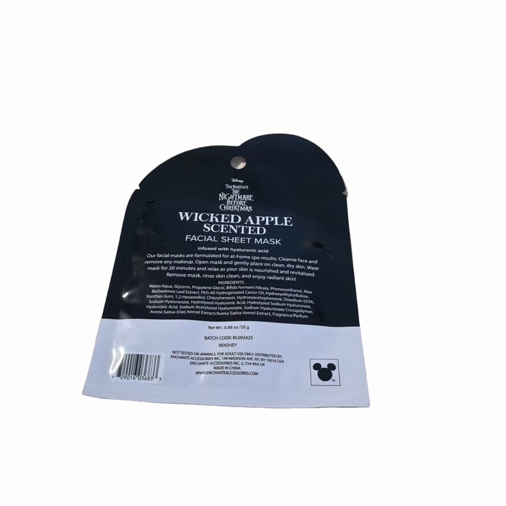 The Nightmare Before Christmas Scented Facial Sheet Masks- SET OF 3 - Picture 6 of 8
